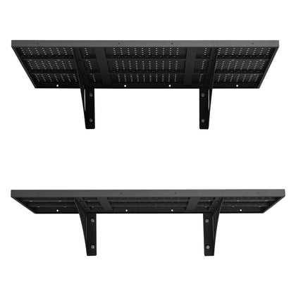 Versatile Wall-Mounted Shelving with Adjustable Mounting and Easy DIY Installation