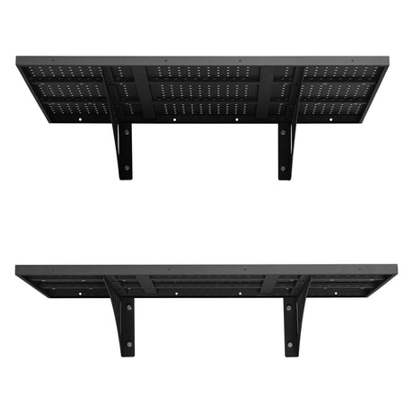 Versatile Wall-Mounted Shelving with Adjustable Mounting and Easy DIY Installation