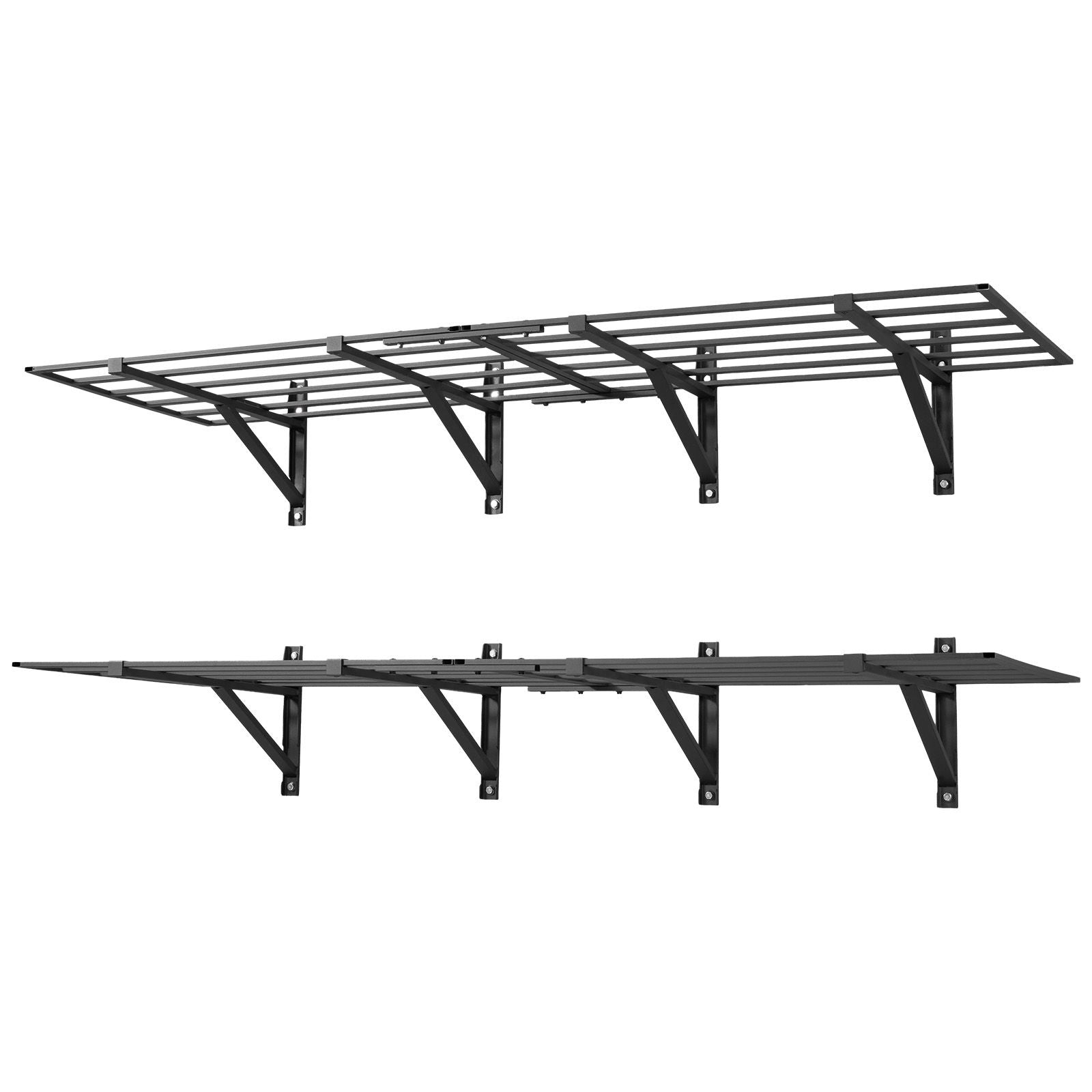 2-Tier practical Wall Garage Shelving with Capacity