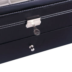 Elegant Watch Storage Box with Organized Compartments