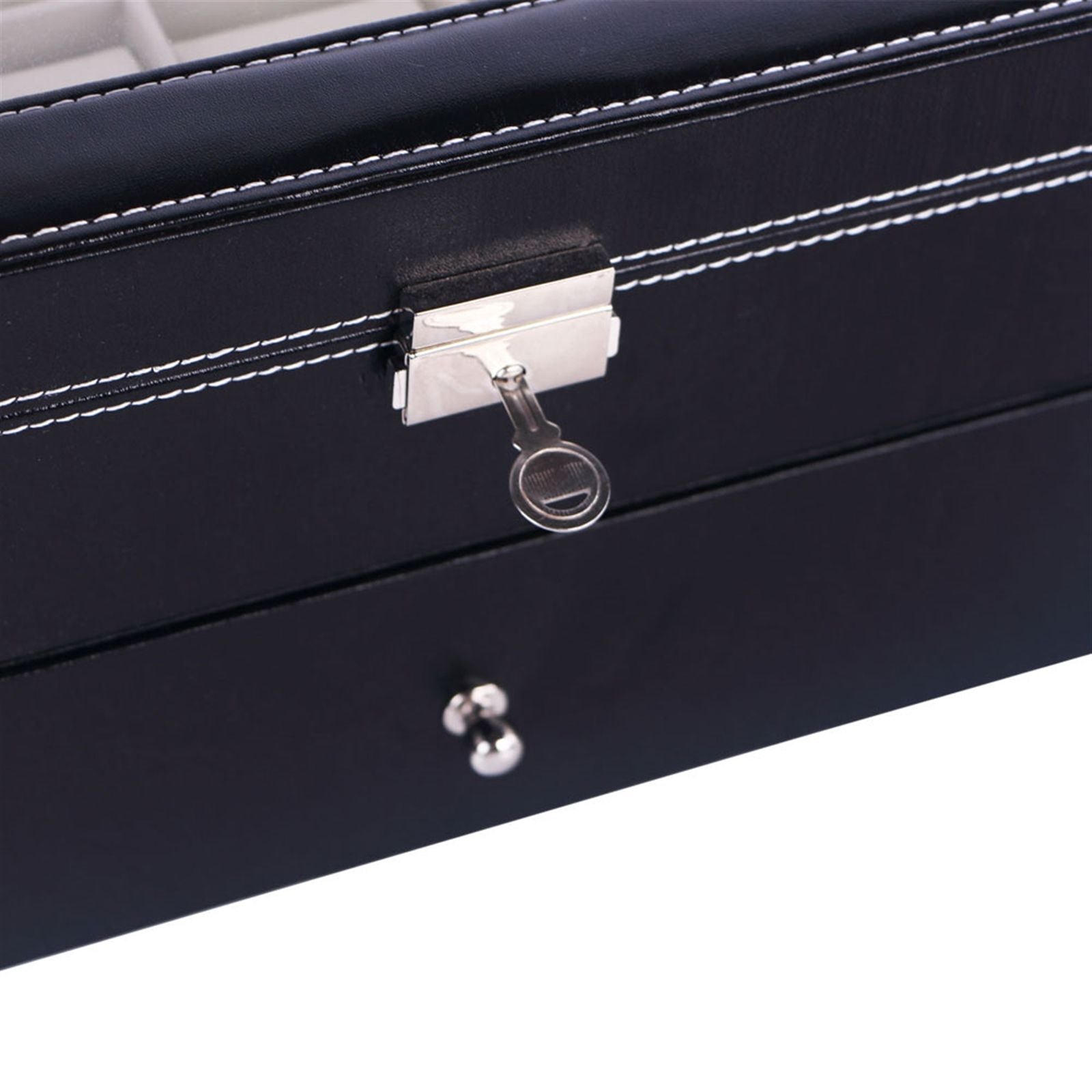 Elegant Watch Storage Box with Organized Compartments