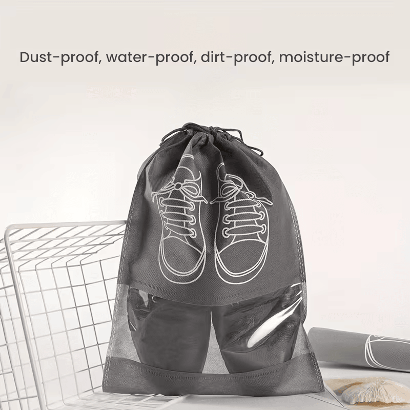 Breathable Mesh Shoe Bags for Travel and Dorm Storage