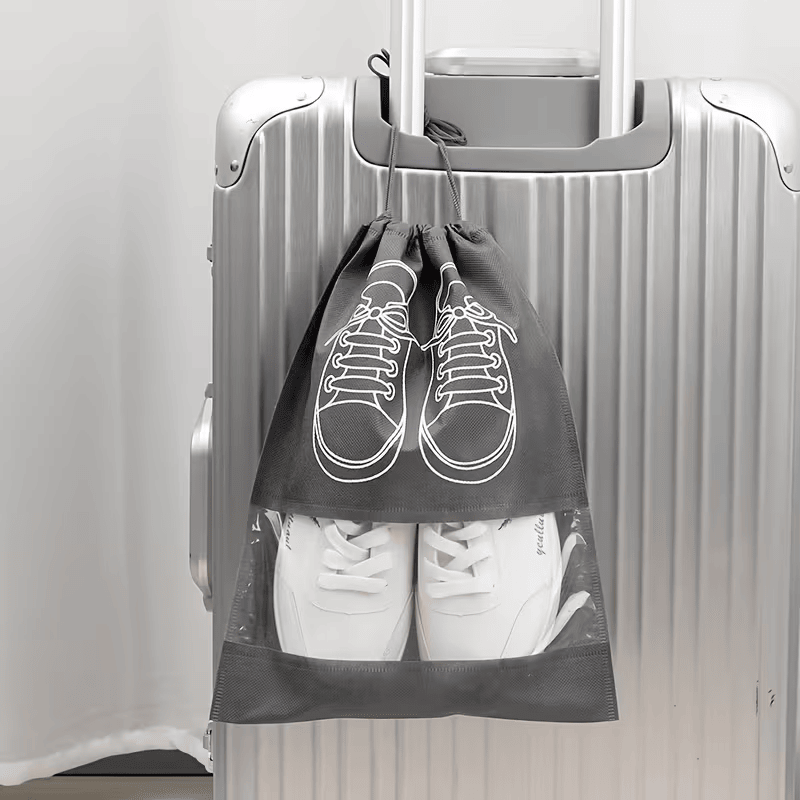 Breathable Mesh Shoe Bags for Travel and Dorm Storage