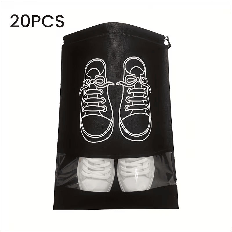 Breathable Mesh Shoe Bags for Travel and Dorm Storage