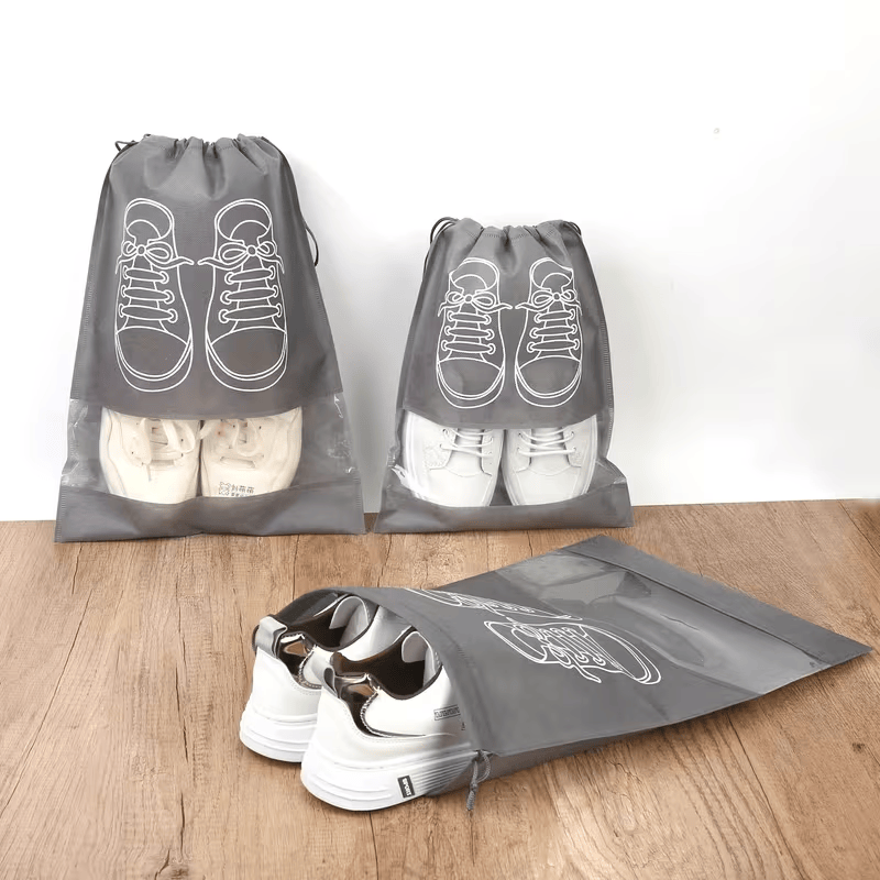 Breathable Mesh Shoe Bags for Travel and Dorm Storage