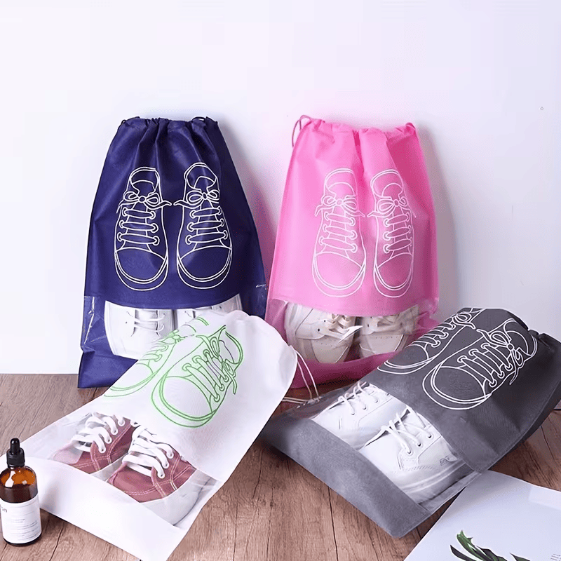 Breathable Mesh Shoe Bags for Travel and Dorm Storage