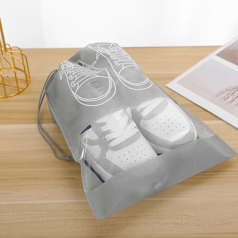 Breathable Mesh Shoe Bags for Travel and Dorm Storage