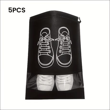 Travel Shoe Bags with Dust Protection and Breathable Design