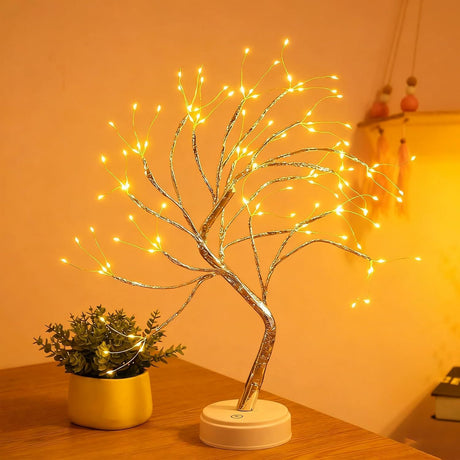 Tabletop Bonsai Tree Light with 108 LED Fairy Lights
