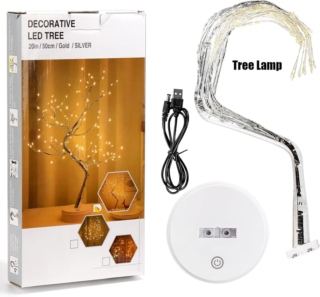 Tabletop Bonsai Tree Light with 108 LED Fairy Lights