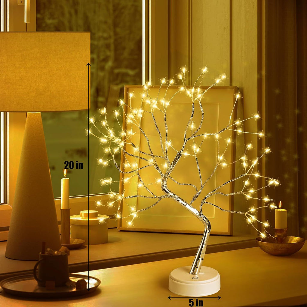 Tabletop Bonsai Tree Light with 108 LED Fairy Lights