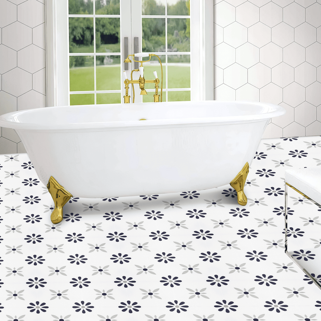 Self-Adhesive PVC Floor Tiles – water-ready & Non-Slip for DIY Home Improvement