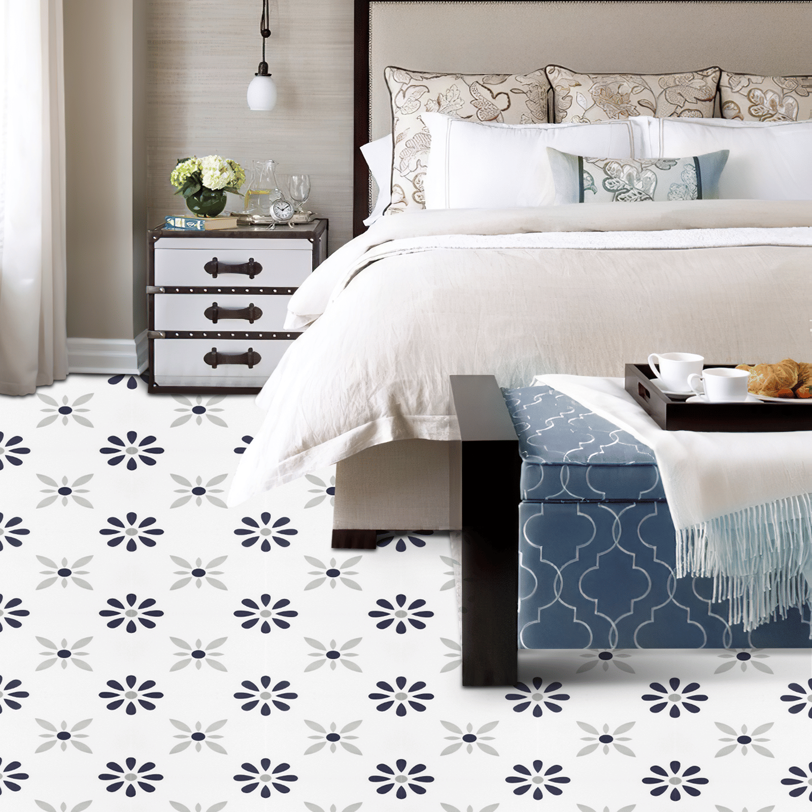 Self-Adhesive PVC Floor Tiles – water-ready & Non-Slip for DIY Home Improvement