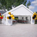 Party Tent for Weddings and BBQs with Removable Sidewalls and Storage Bags
