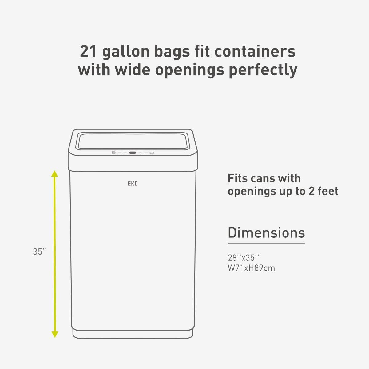 Unscented Drawstring Household Trash Bags