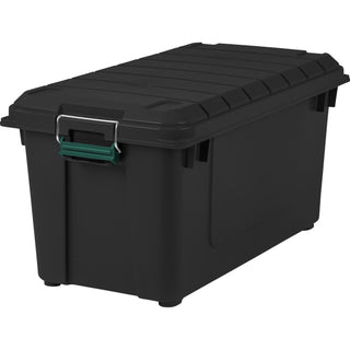 Stackable Storage Totes with Lockable Latching Lids
