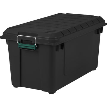 Stackable Storage Totes with Lockable Latching Lids