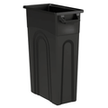 23 Gallon practical Plastic Garbage Container, Black (Shipment from Walmart)
