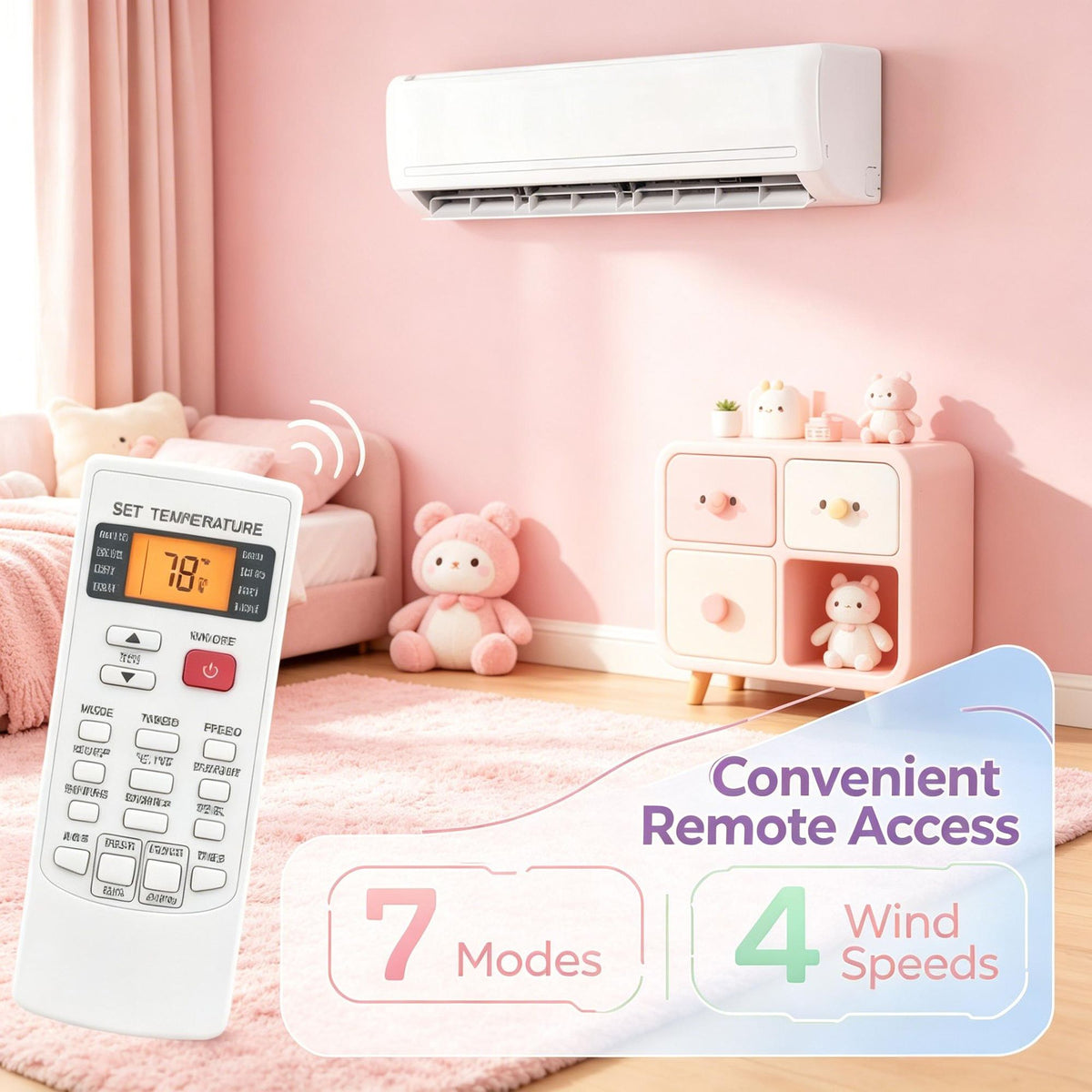 23000 BTU Mini Split Air Conditioner 19 SEER2 Inverter with Installation Kit