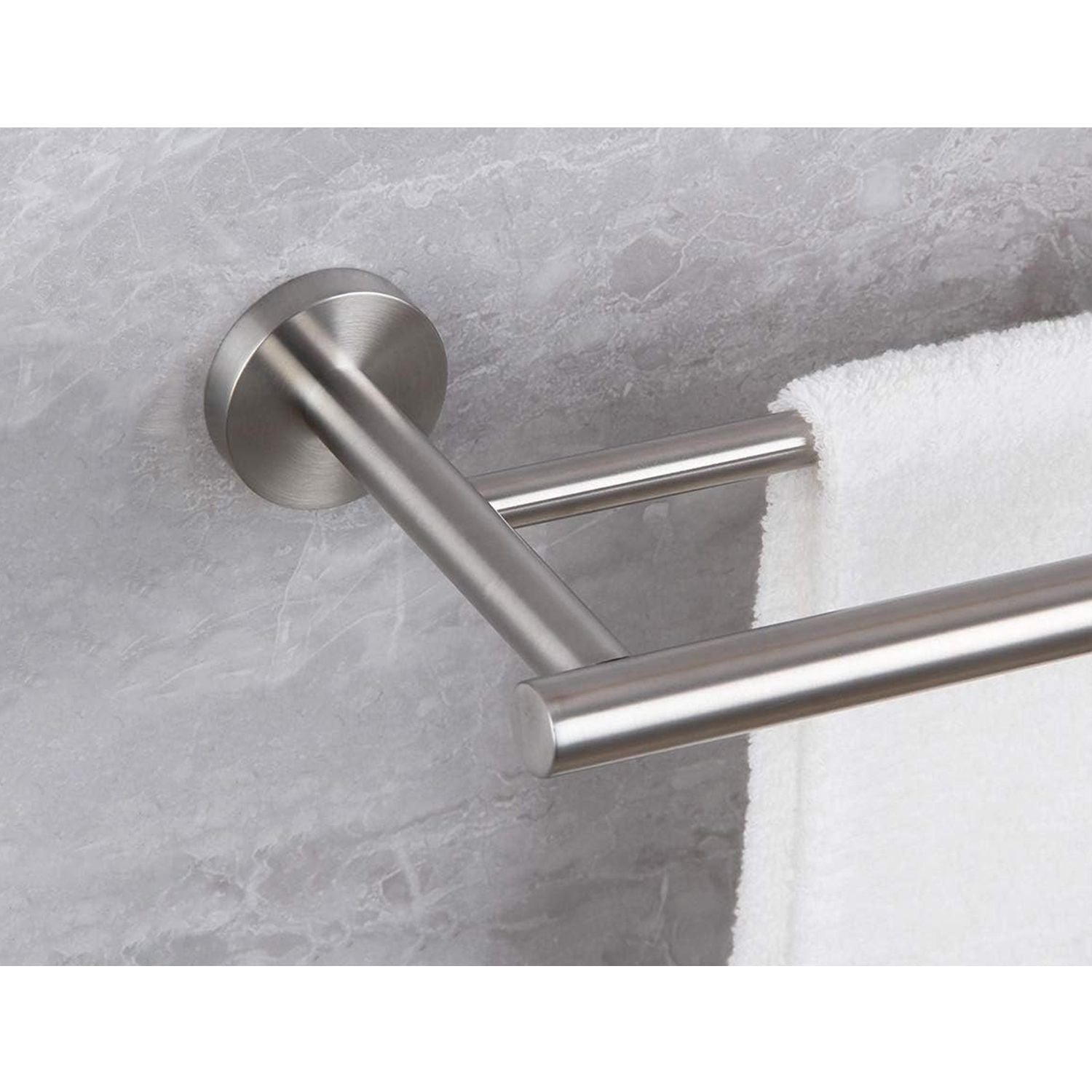 Sleek Wall-Mounted Towel Bar for Bathroom and Beyond