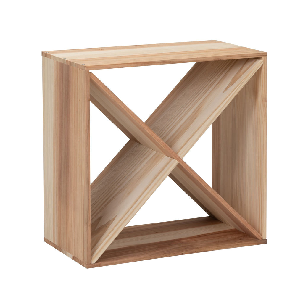 Four-Piece Modular Wine Storage Cube Set
