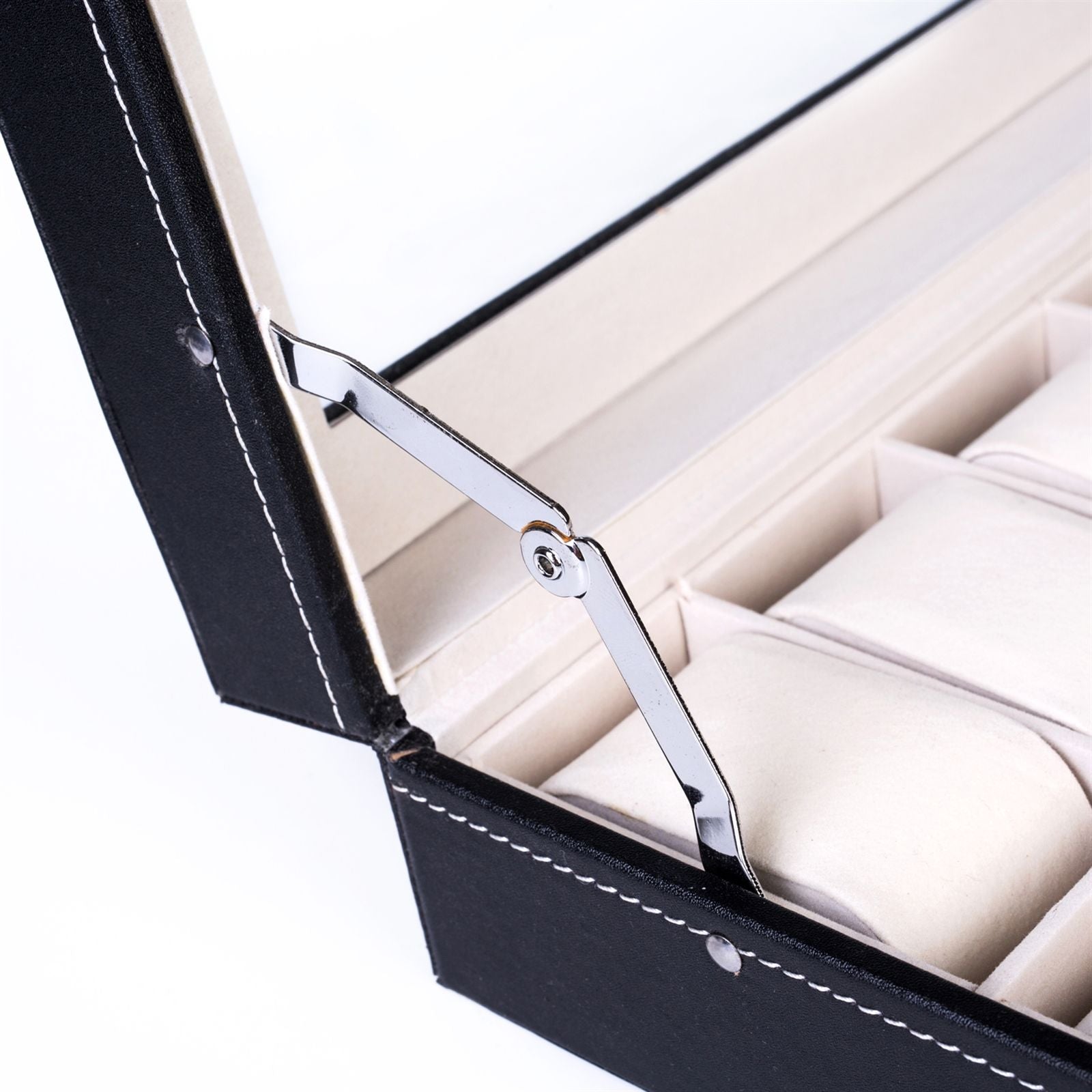 Portable Watch Organizer with Top-Opening Design