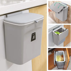 Mountable Kitchen Compost Bin with Lid for Counter or Under Sink