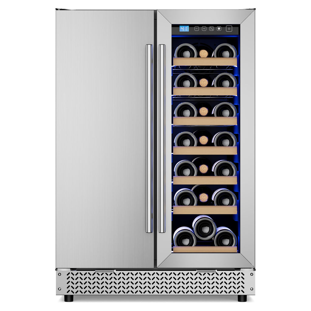 24- Dual-Temperature Zone Wine and Beverage Refrigerator