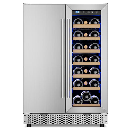 24- Dual-Temperature Zone Wine and Beverage Refrigerator