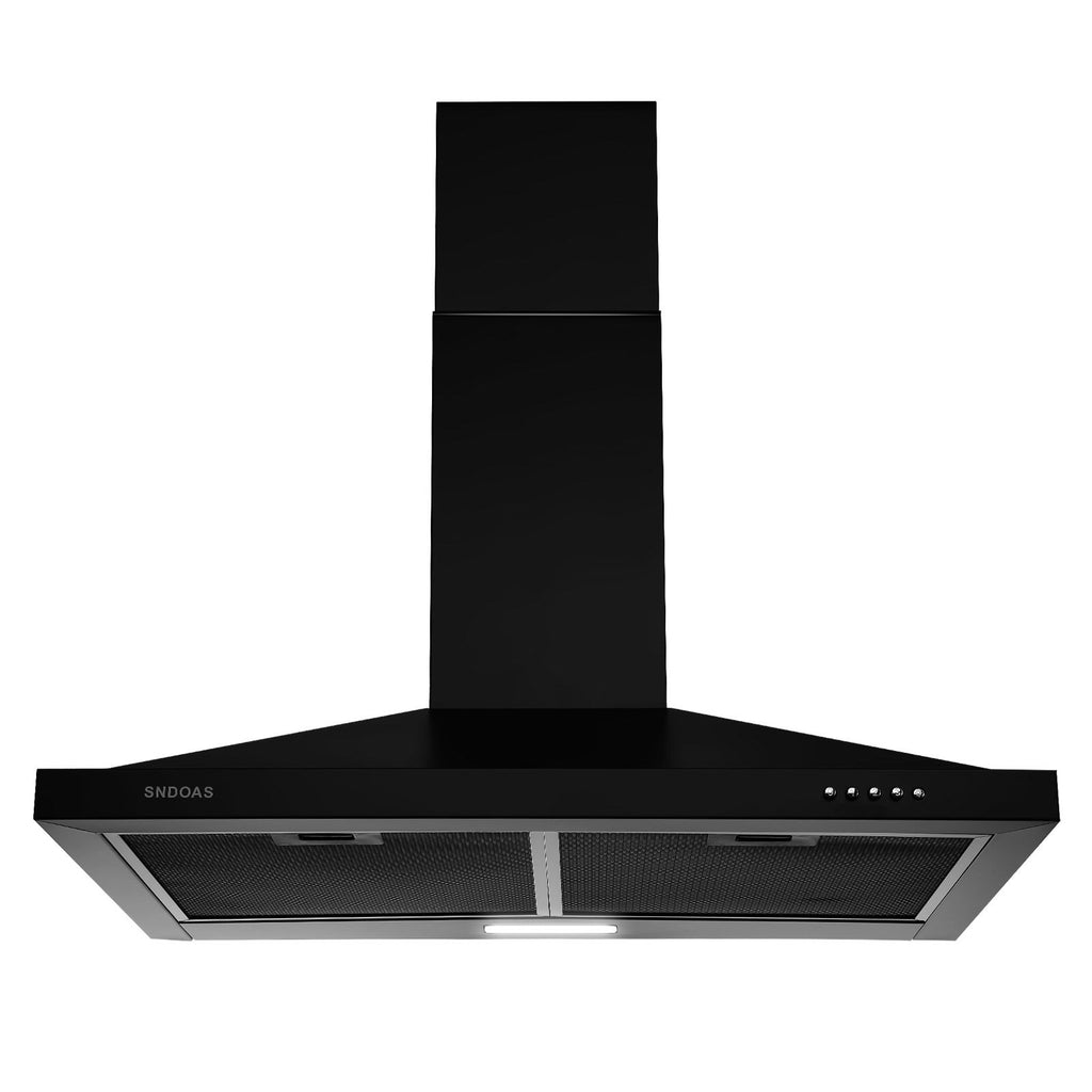Classic Chimney Range Hood with Mechanical Controls
