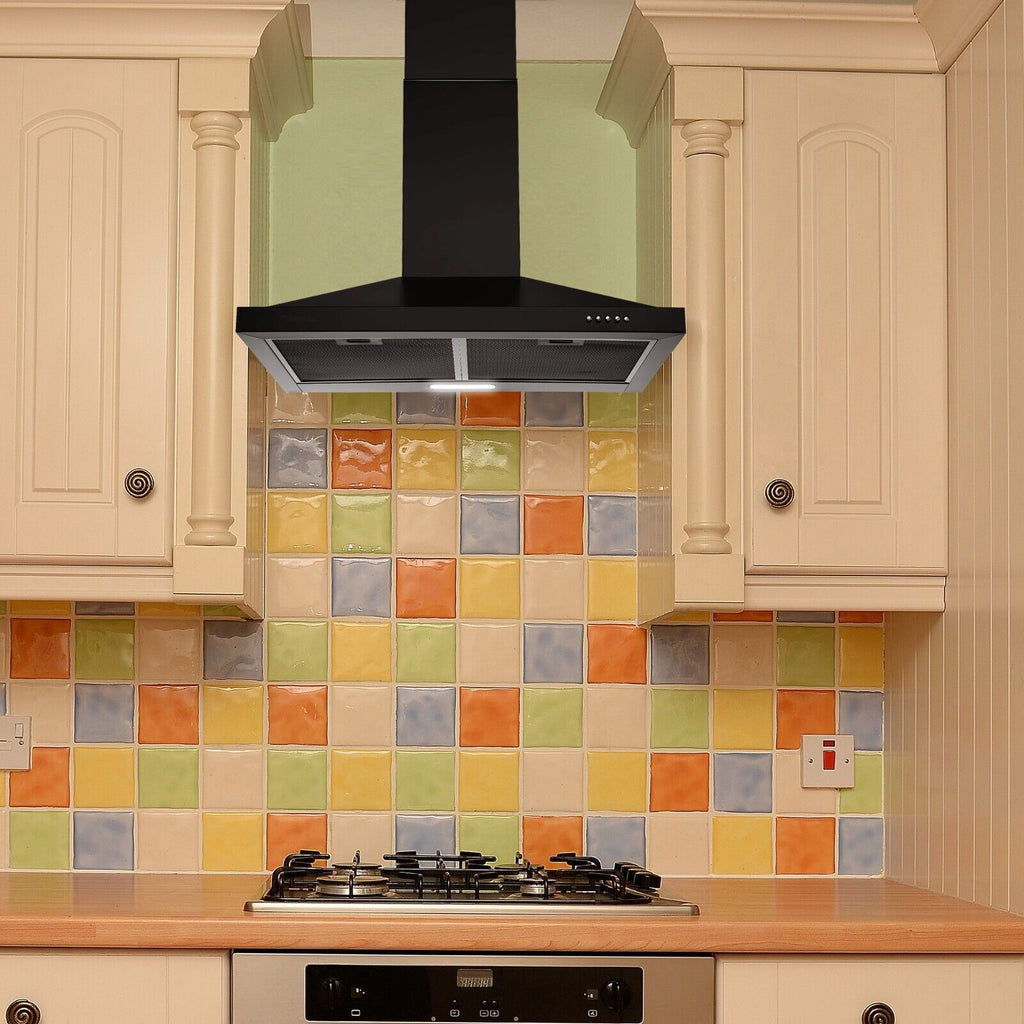 Classic Chimney Range Hood with Mechanical Controls