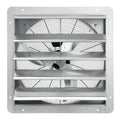 Wall-Mounted Shutter Exhaust Fan for Utility Spaces