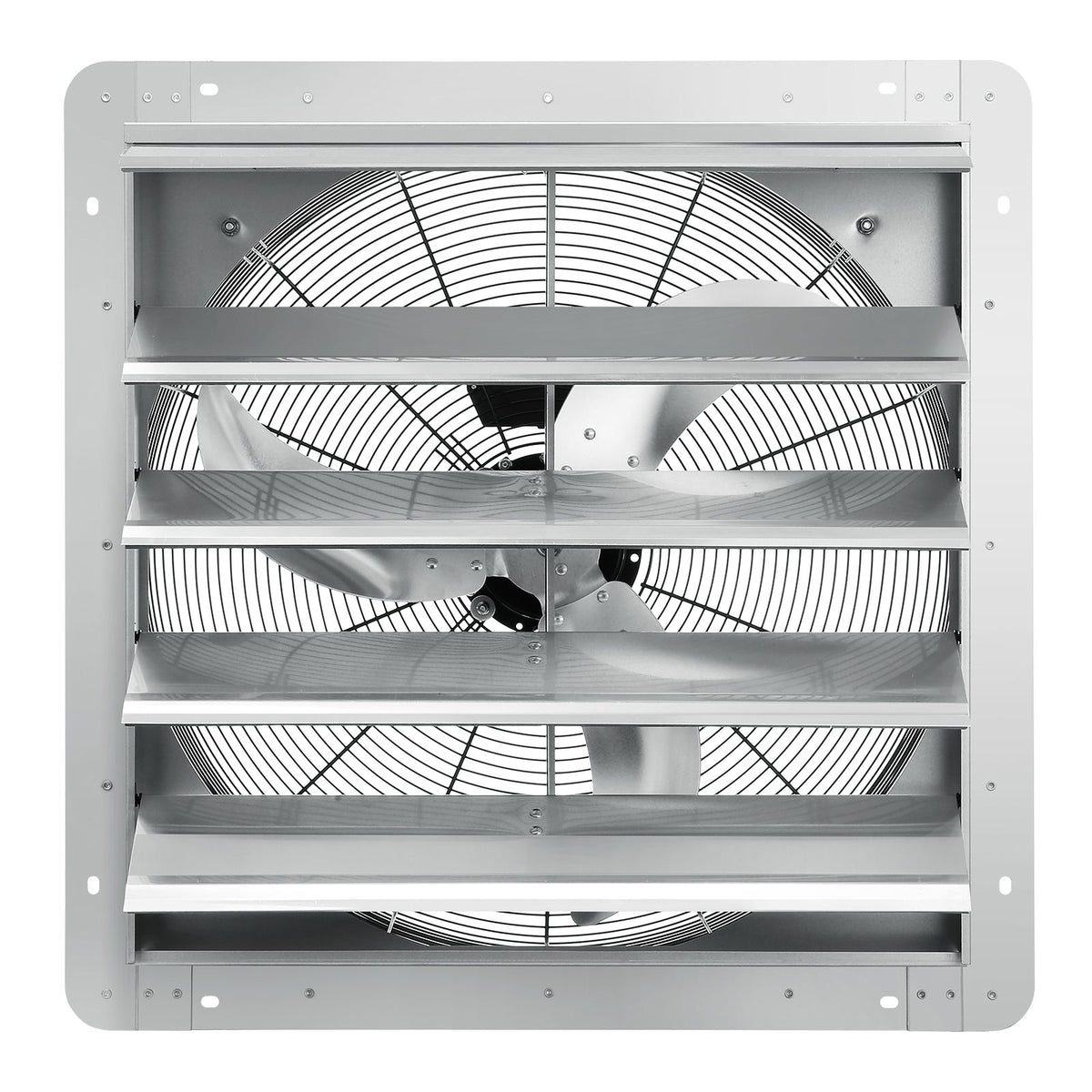 Wall-Mounted Shutter Exhaust Fan for Utility Spaces