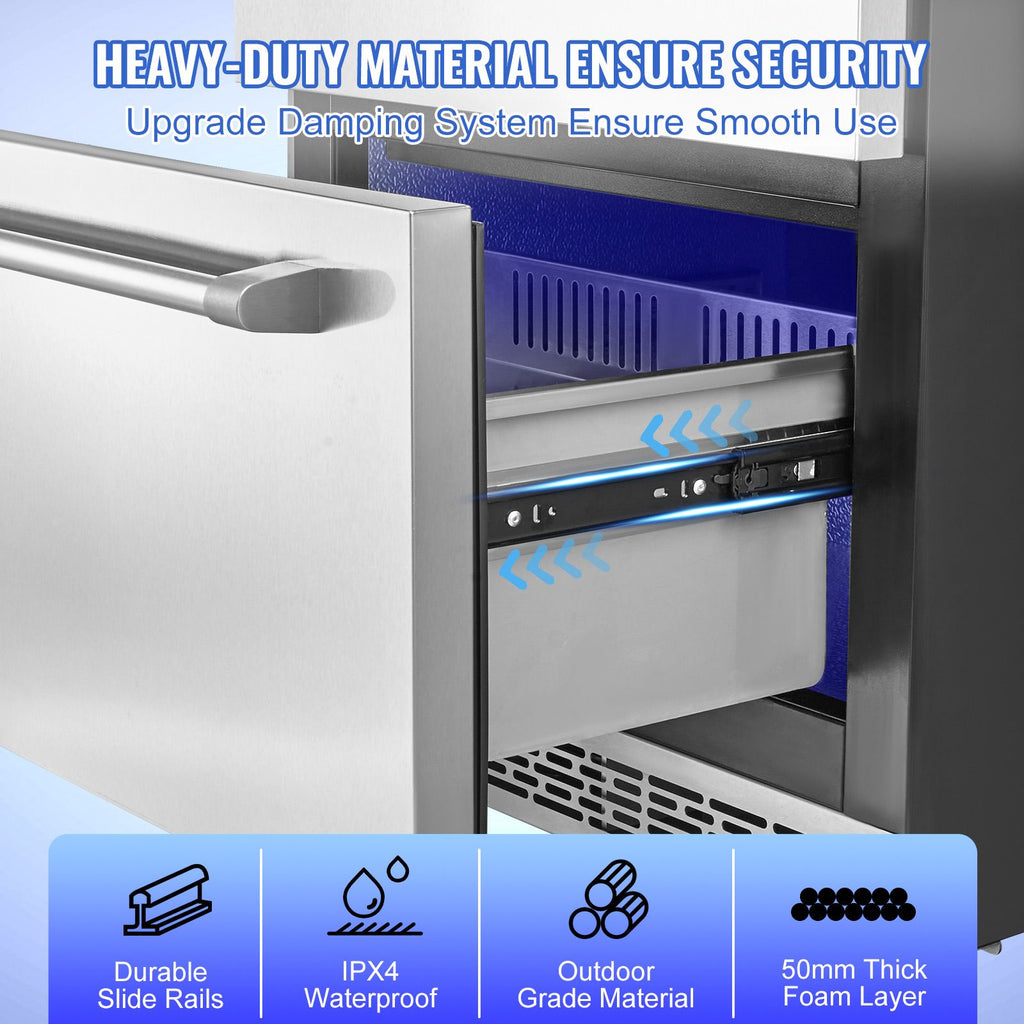 Dual-Zone Undercounter Wine Refrigerator
