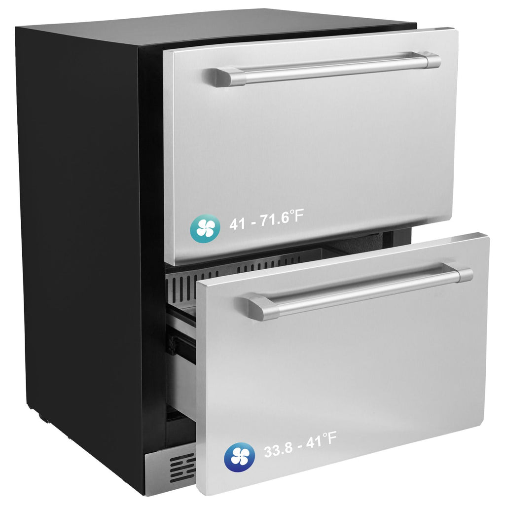 Dual-Zone Undercounter Wine Refrigerator