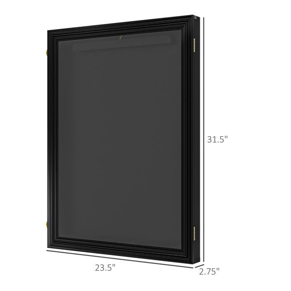 Jersey Frame Display Case with UV Protection and Lockable Latches