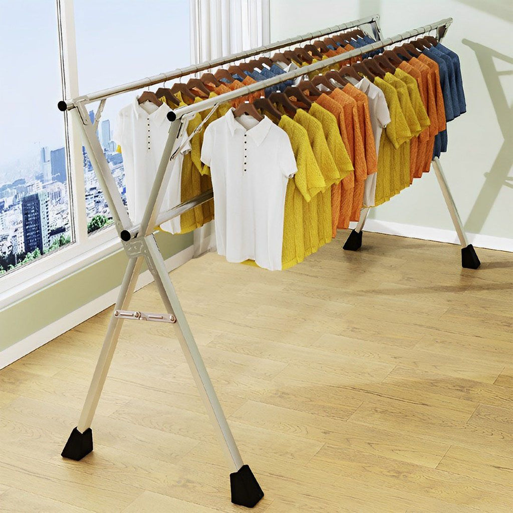 Foldable Clothing Rack for Laundry Drying
