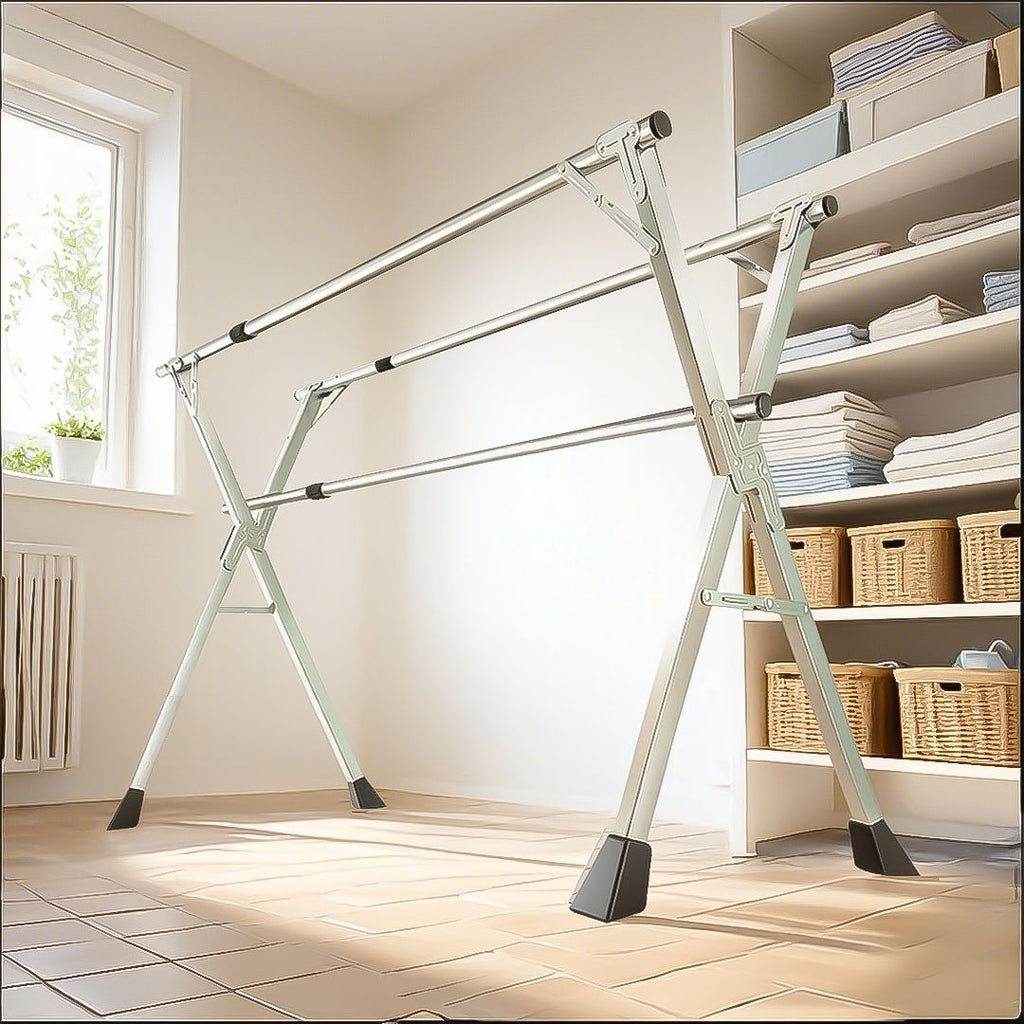 Foldable Clothing Rack for Laundry Drying