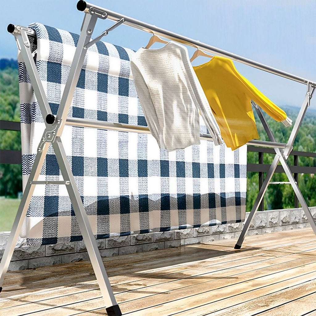 Foldable Clothing Rack for Laundry Drying