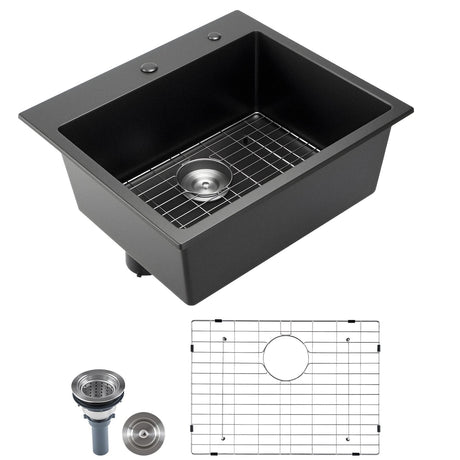 Kitchen Sink Workstation with Multi-Part Kit and Easy Installation