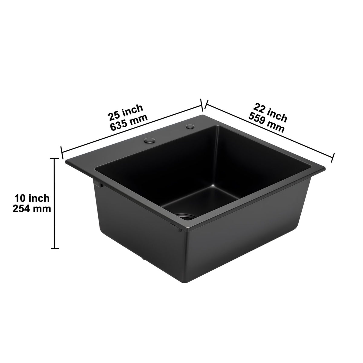 Kitchen Sink Workstation with Multi-Part Kit and Easy Installation