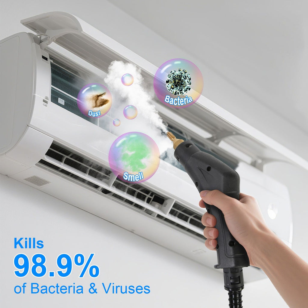Adjustable Handheld Steam Cleaner with Accessory Set