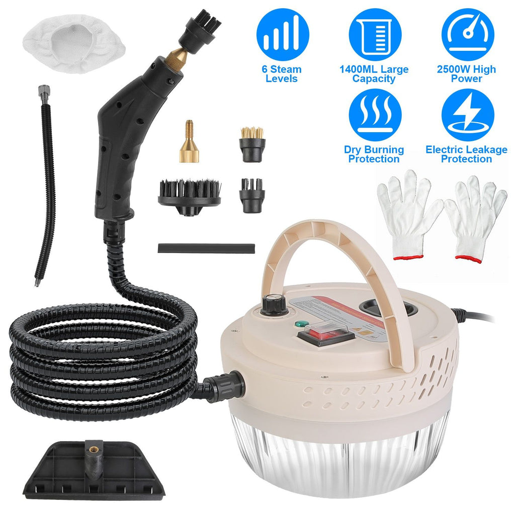 Adjustable Handheld Steam Cleaner with Accessory Set
