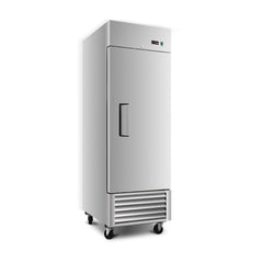 Commercial Reach-In Refrigerator with Self-Closing Door and Digital Controls