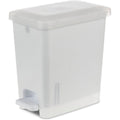 2.7 Gallon Step Trash Can – Space-Saving Pedal Bin for Bathroom or Office