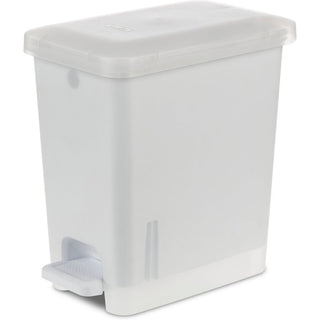 2.7 Gallon Step Trash Can – Space-Saving Pedal Bin for Bathroom or Office