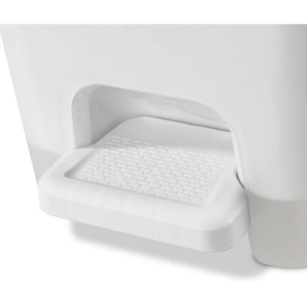 2.7 Gallon Step Trash Can – Space-Saving Pedal Bin for Bathroom or Office