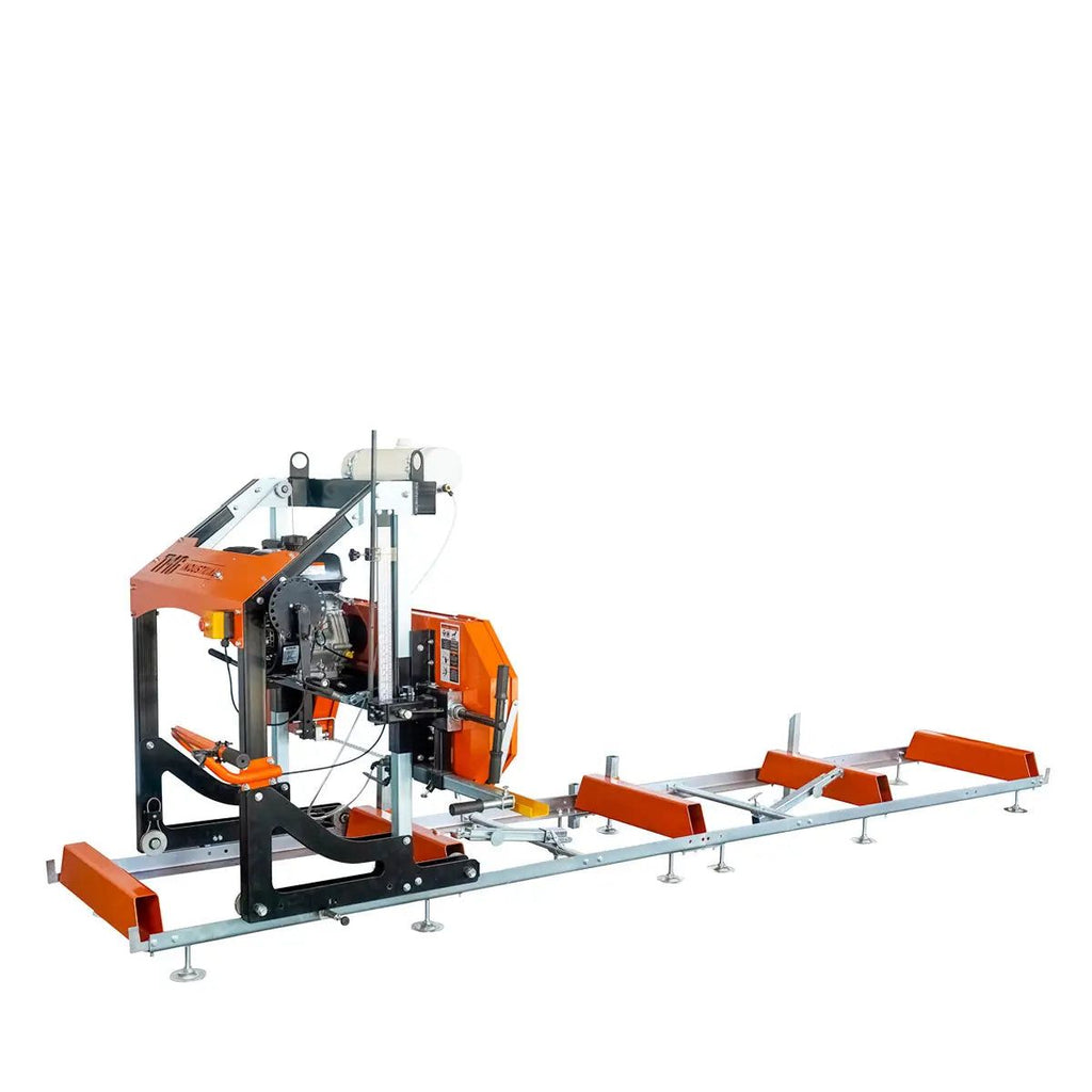 TMG-PSM27 Portable Sawmill with Engine – Cut Logs Up to Long