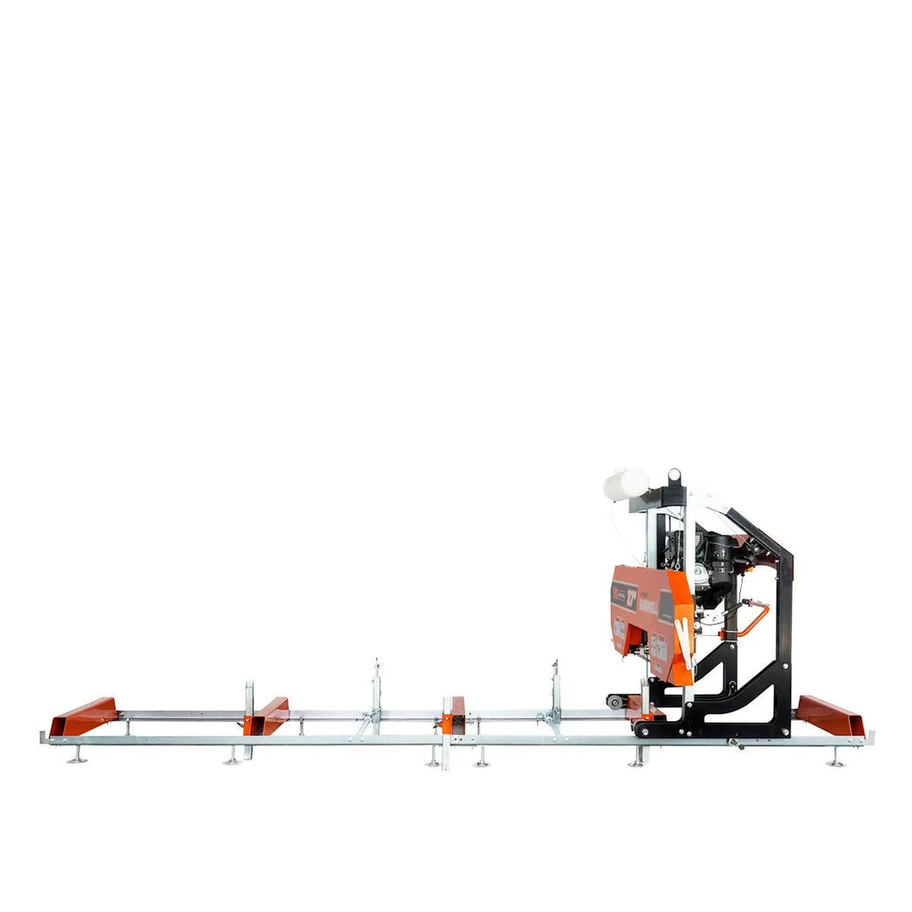 TMG-PSM27 Portable Sawmill with Engine – Cut Logs Up to Long