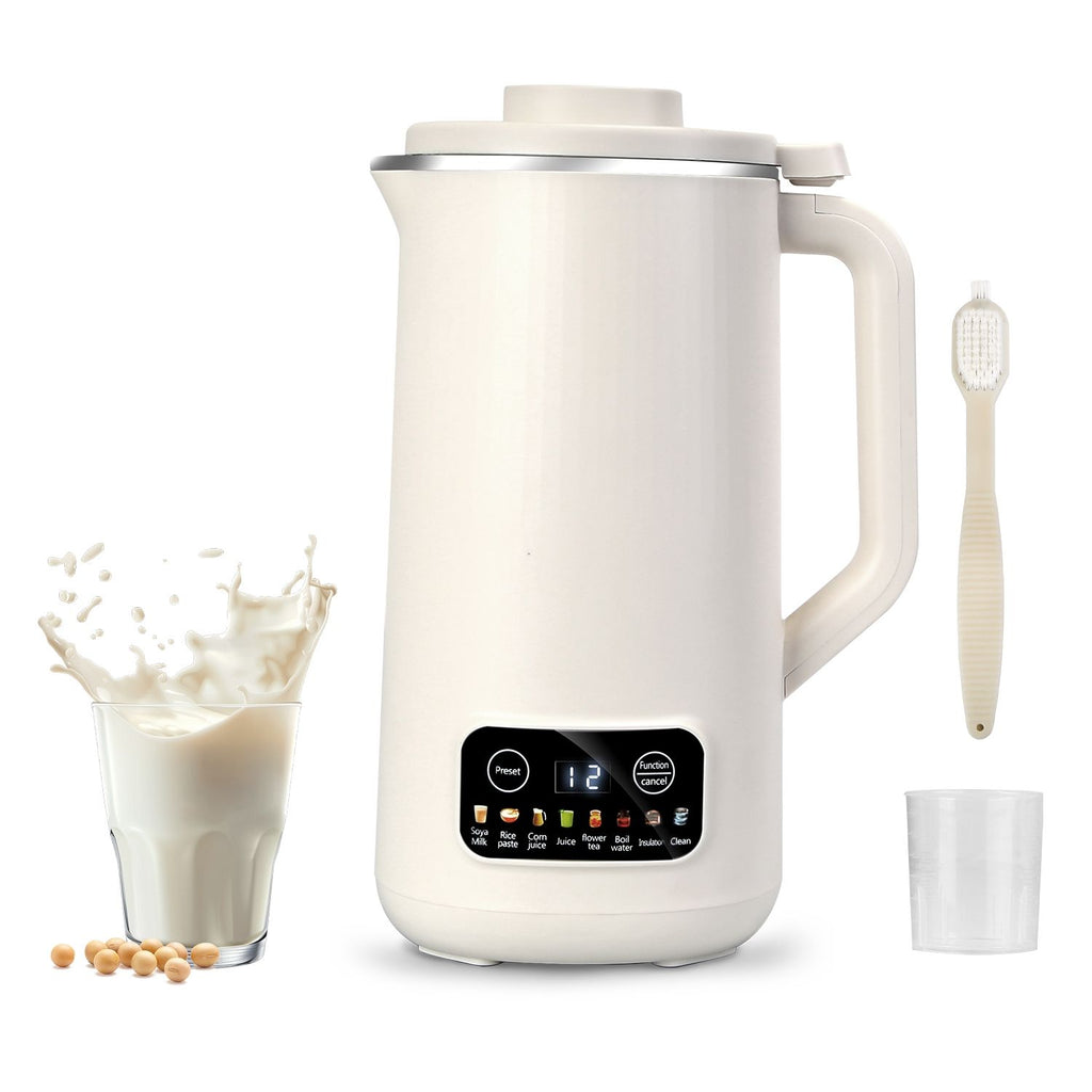 Nut Milk Maker with 12Hours Delay Function Self-Cleaning Keep Warm Automatic Soy Milk Maker Mac